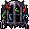 crawling flesh cage, ugly things writhing behind the bars of a small cage