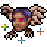 A chonchon, the flying head of a chaos wizard complete with wings, talons and a mystical aura